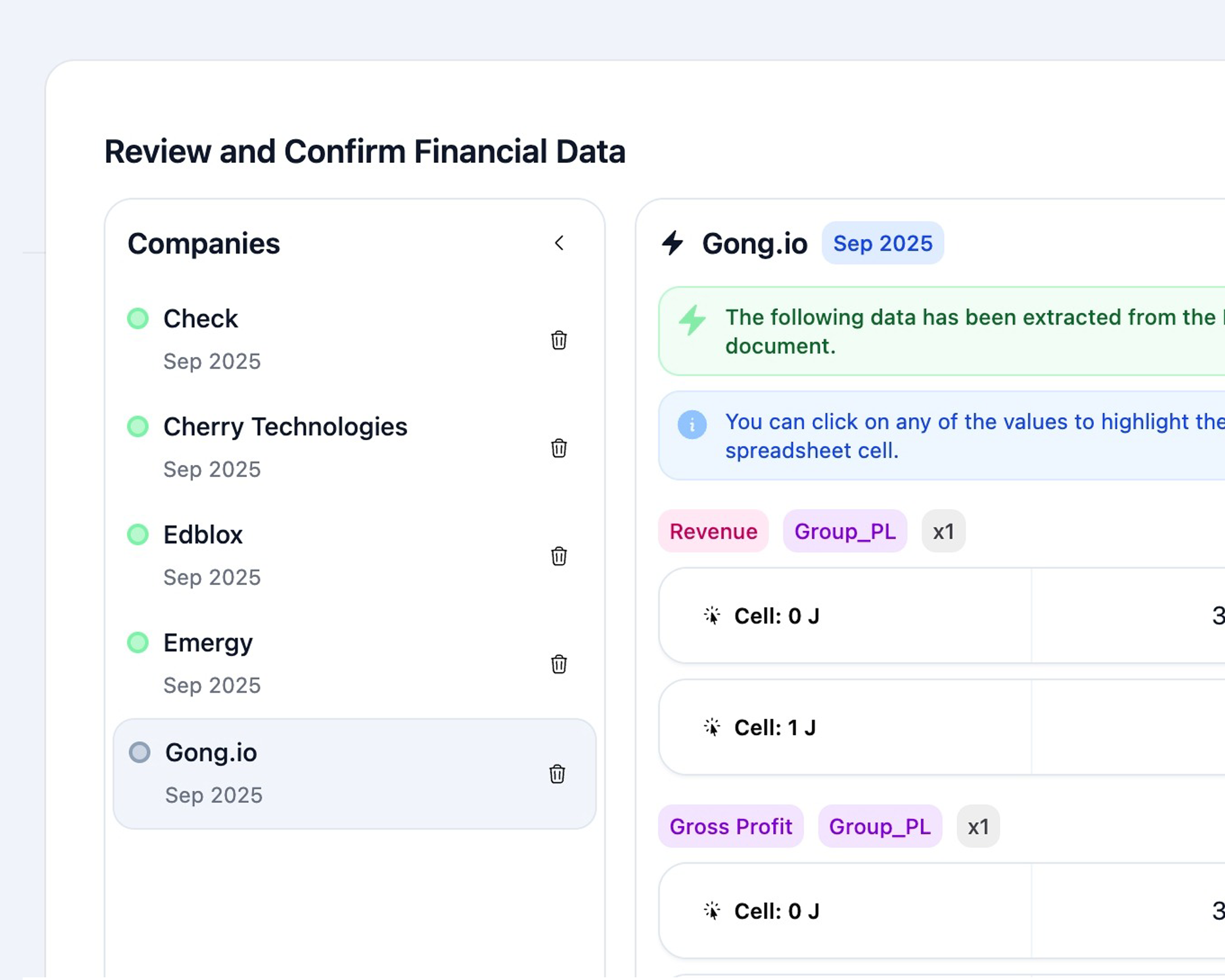 AI Financial Data Tool